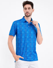 Patriotic Fireworks USA Golf Polo Shirt for Men