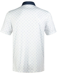 White Golf Club 01 Performance Polo Golf Shirts for Men