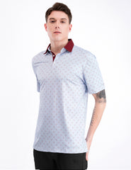 Gray Golf Club 01 Performance Polo Golf Shirts for Men