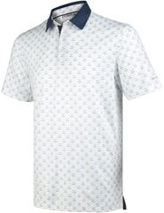 White Golf Club 02 Performance Polo Golf Shirts for Men