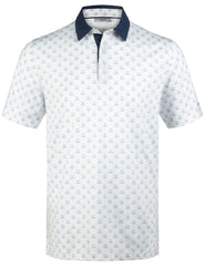 White Golf Club 02 Performance Polo Golf Shirts for Men