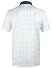 White Golf Club 02 Performance Polo Golf Shirts for Men