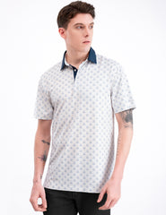 White Golf Club 02 Performance Polo Golf Shirts for Men