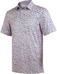 Paint Ripple Camouflage Golf Polo Shirt for Men