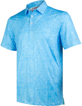 Sea Ocean Golf Polo Shirt for Men