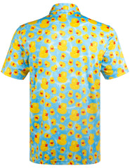 Rubber Duck Wave Golf Polo Shirt for Men