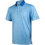 Blue Geometric Golf Polo Shirt for Men