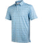 Blue Geo Tile Men’s Performance Golf Polo