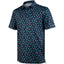 Midnight Tropical Pineapple Men’s Performance Golf Polo
