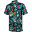 Green Bigfoot Floral Tropical Golf Polo Shirt for Men
