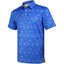 Royal Blue Paisley Men’s Performance Golf Polo