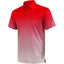 Red Ball Print Golf Shirts for Men Short Sleeve Performance Polo