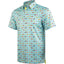 Horse Racing Golf Shirts for Men Short Sleeve Performance Polo