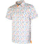 Skull Golf Shirts for Men Short Sleeve Performance Polo