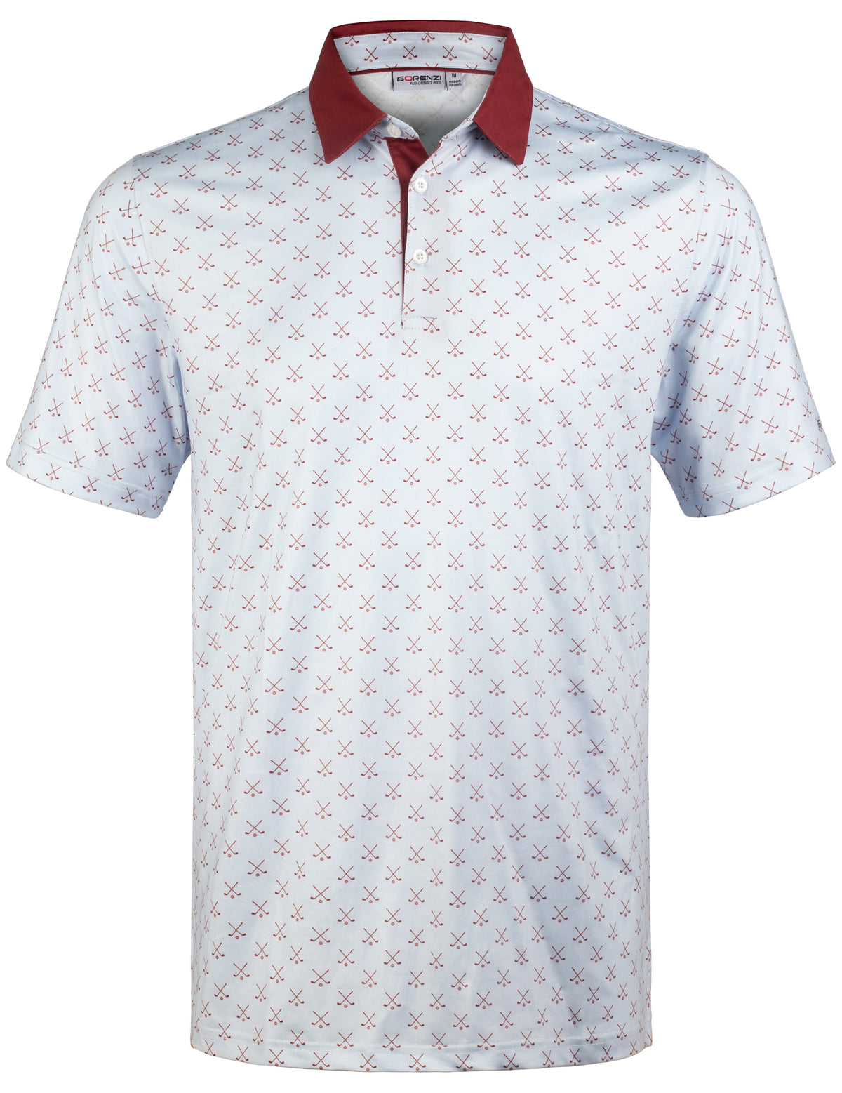 Gray Golf Club 02 Performance Polo Golf Shirts for Men
