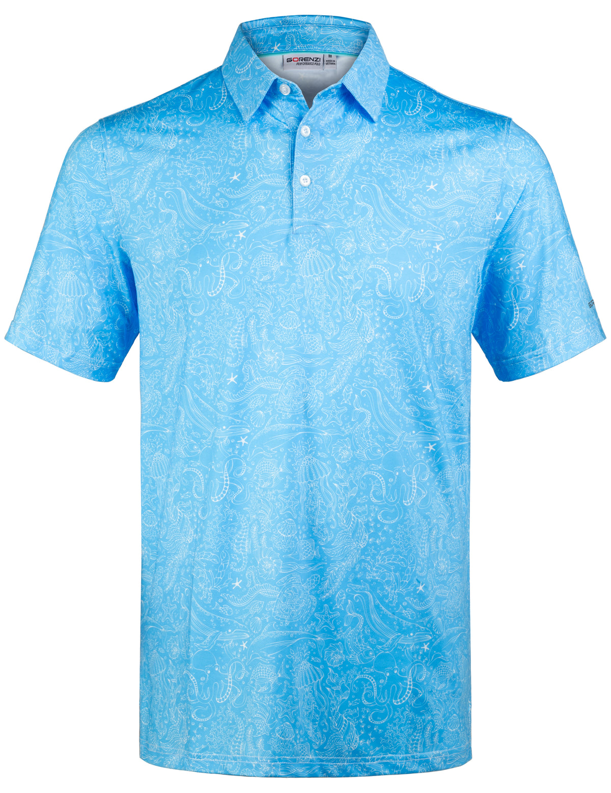 Sea Ocean Golf Polo Shirt for Men