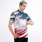 American Brushstroke Men’s Performance Golf Polo