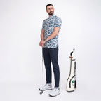Dinosaur Jurassic Tropical Leaf Golf Polo Shirt for Men