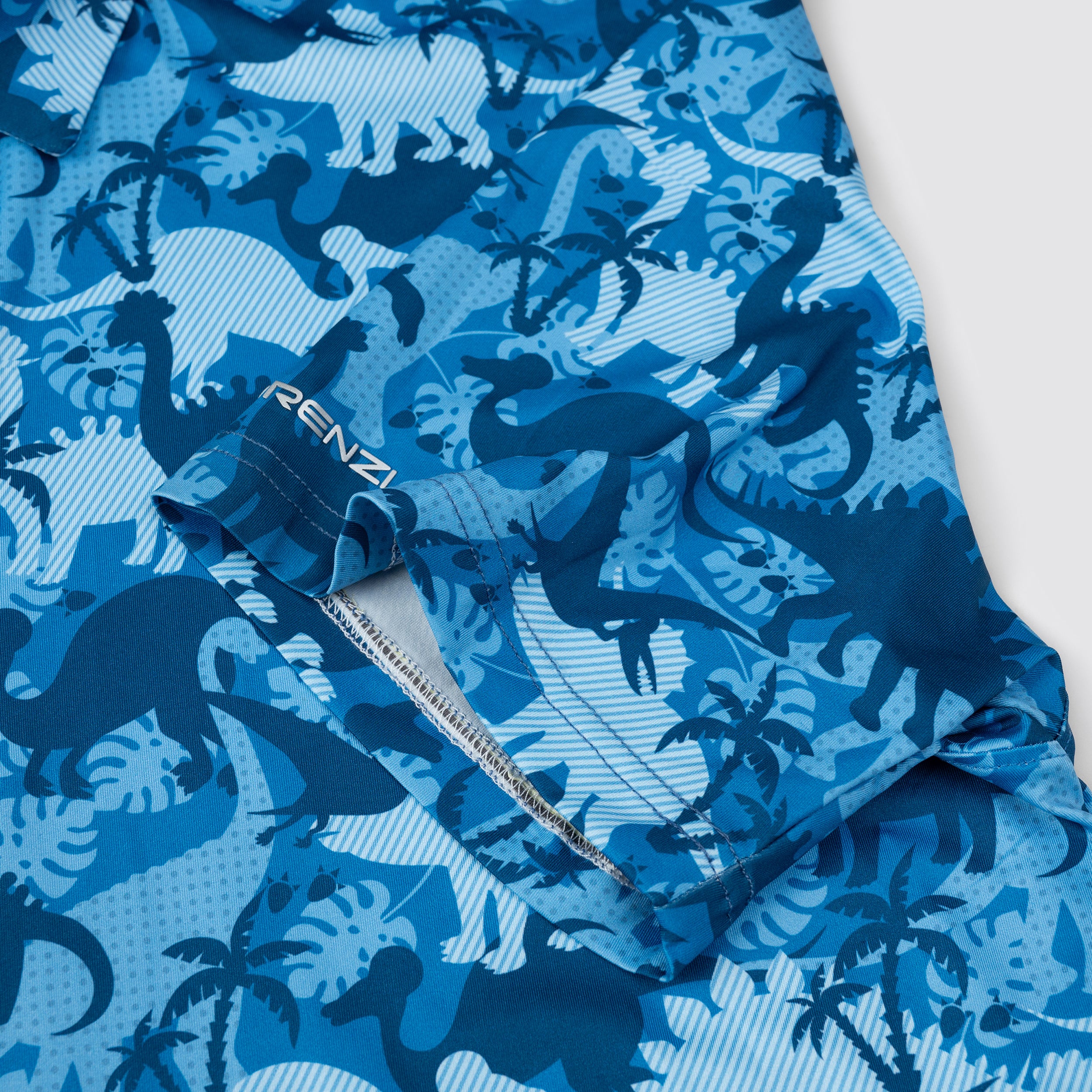 Blue Dinosaur Men’s Performance Golf Polo