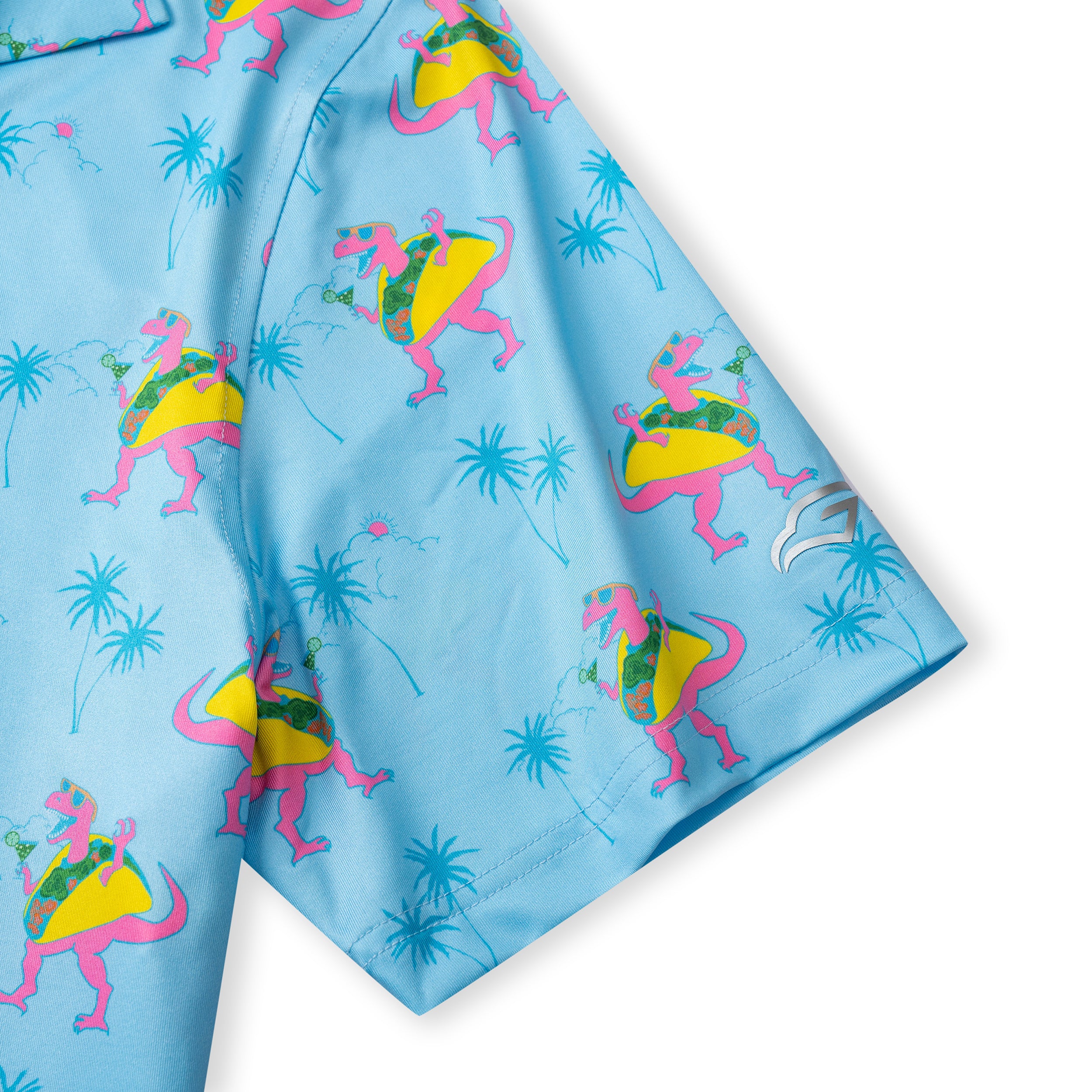 Tropical Dino Men’s Performance Golf Polo