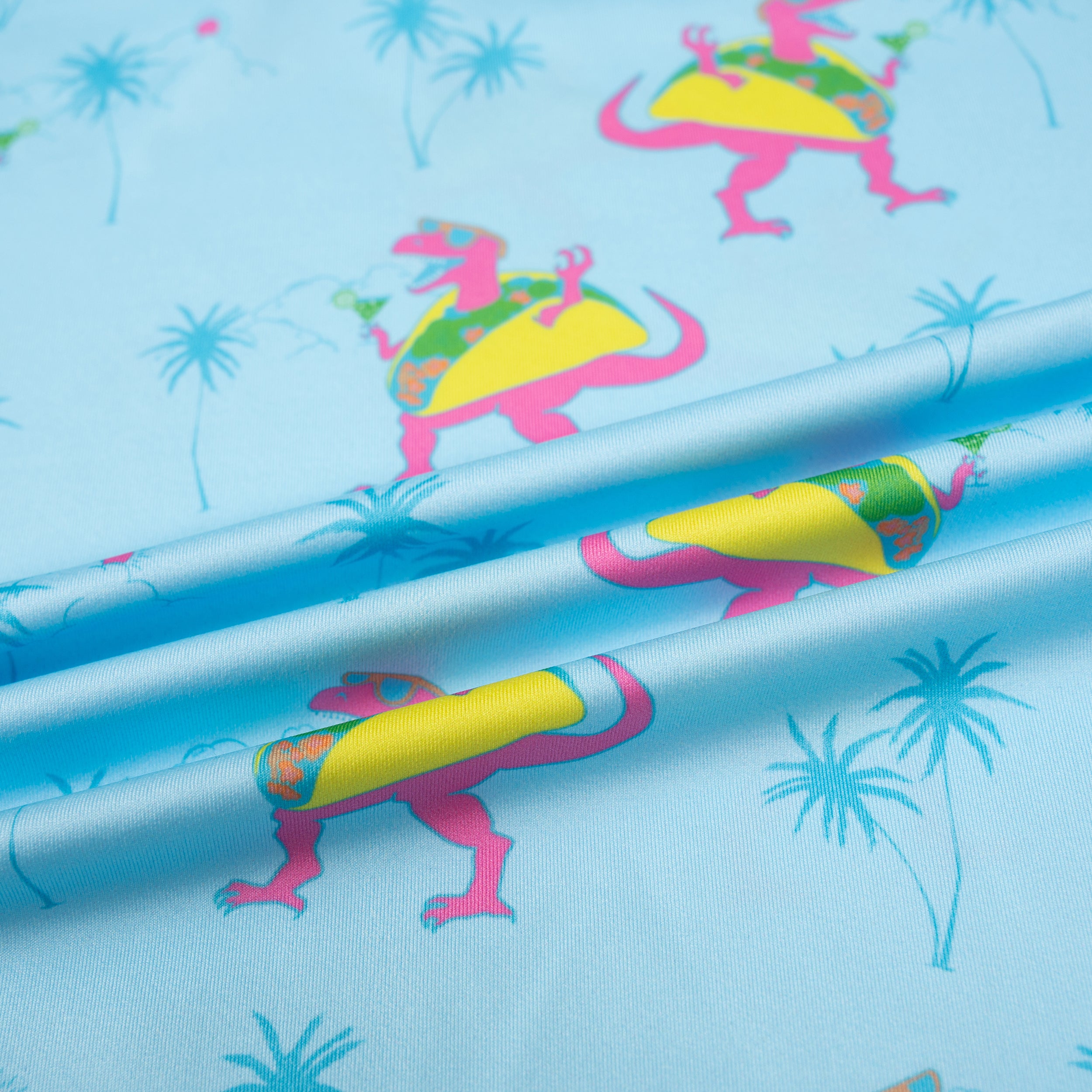 Tropical Dino Men’s Performance Golf Polo