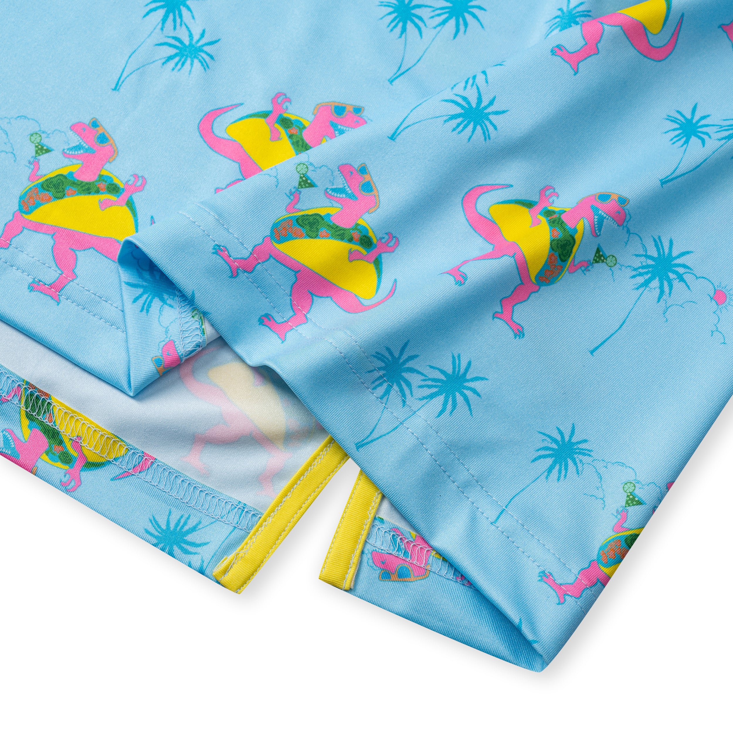 Tropical Dino Men’s Performance Golf Polo