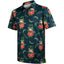 Tropical Flamingo Floral Men’s Performance Golf Polo