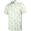 White Sailboat Palm Men’s Performance Golf Polo