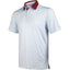 Burgundy Classic Print Men’s Performance Golf Polo