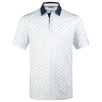 White Golf Club 02 Performance Polo Golf Shirts for Men