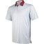 Burgundy Micro Print Men’s Performance Golf Polo