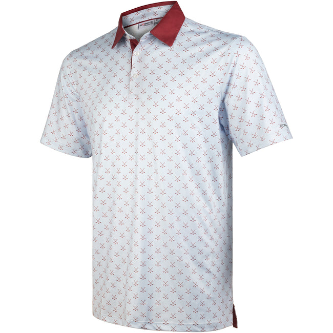 Gray Golf Club 02 Performance Polo Golf Shirts for Men Hover Image