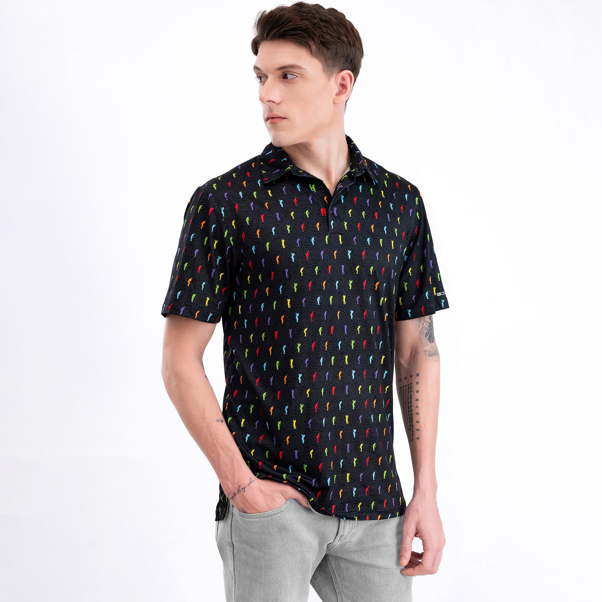 Silhouette Polo Golf Shirts for Men