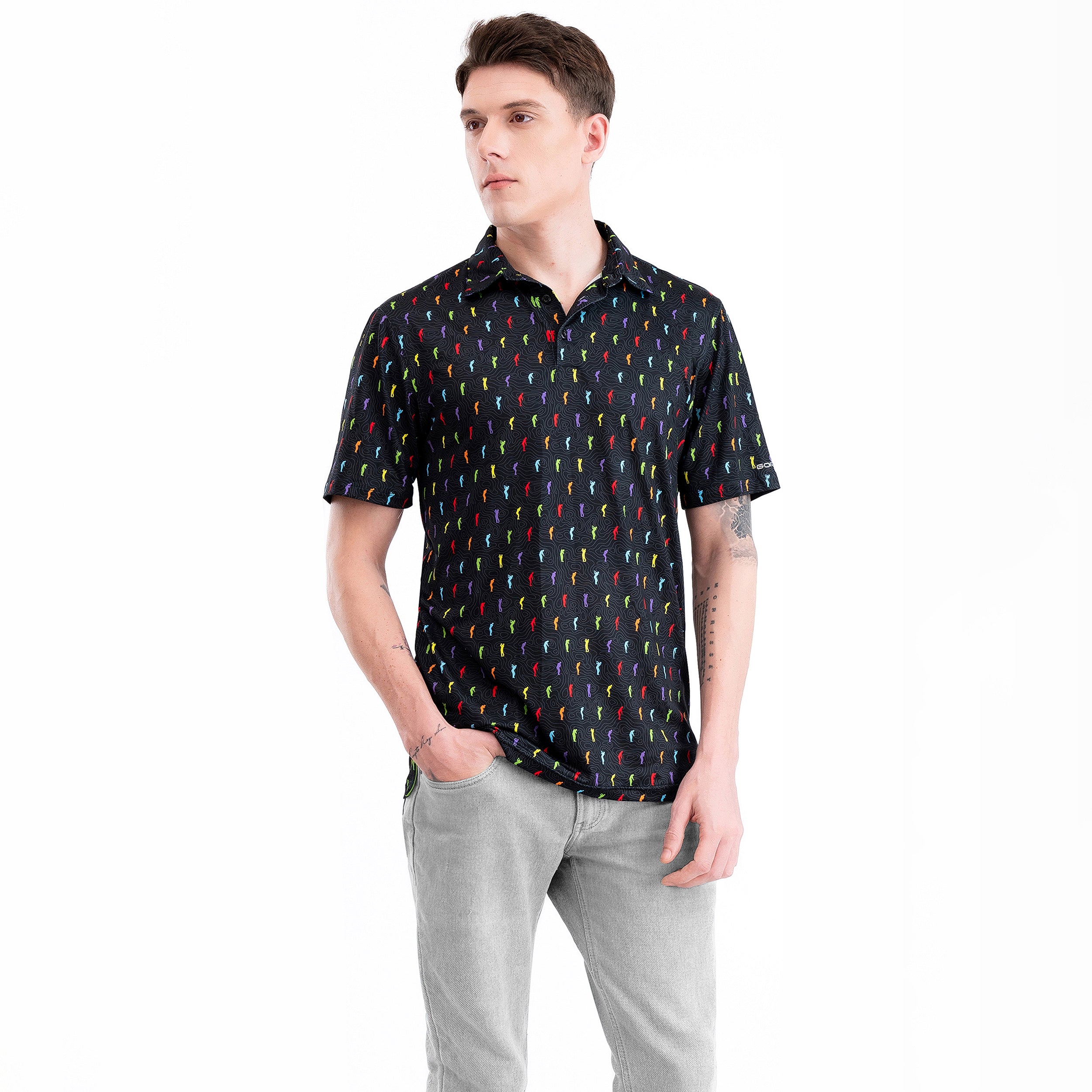 Silhouette Polo Golf Shirts for Men