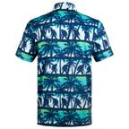 Blue Bigfoot Palms Men’s Performance Golf Polo