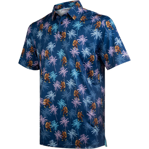 Midnight Bigfoot Coconut Men’s Performance Golf Polo