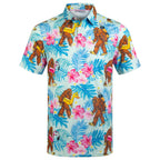 Island Bigfoot Flamingo Men’s Performance Golf Polo