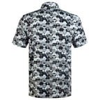 Black Whaile Tail Men’s Performance Golf Polo