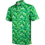 Green Whaile Tail Men’s Performance Golf Polo