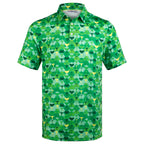 Green Whaile Tail Men’s Performance Golf Polo