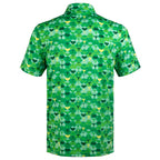 Green Whaile Tail Men’s Performance Golf Polo