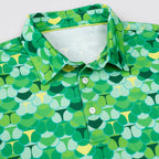 Green Whaile Tail Men’s Performance Golf Polo