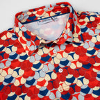 Red Whaile Tail Men’s Performance Golf Polo