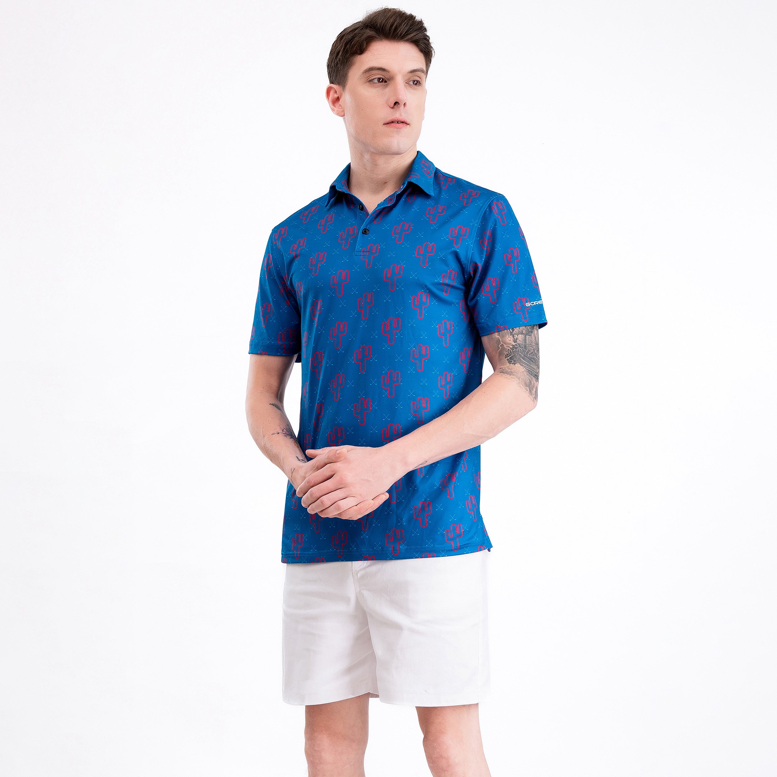 Blue Cactus Men’s Performance Golf Polo