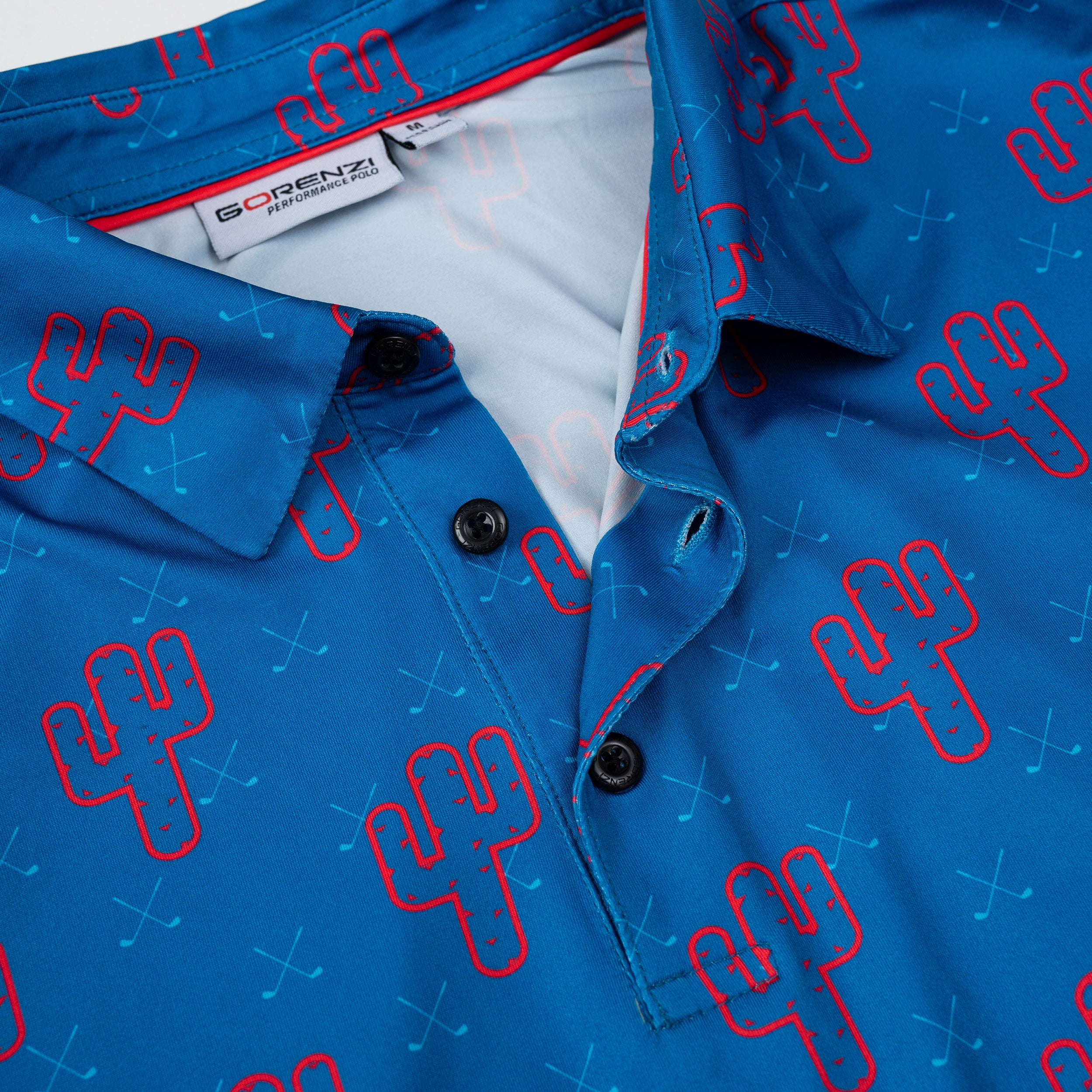 Blue Cactus Men’s Performance Golf Polo