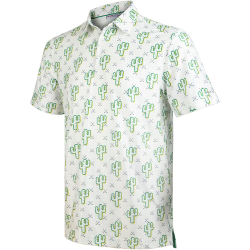 White Cactus Men’s Performance Golf Polo