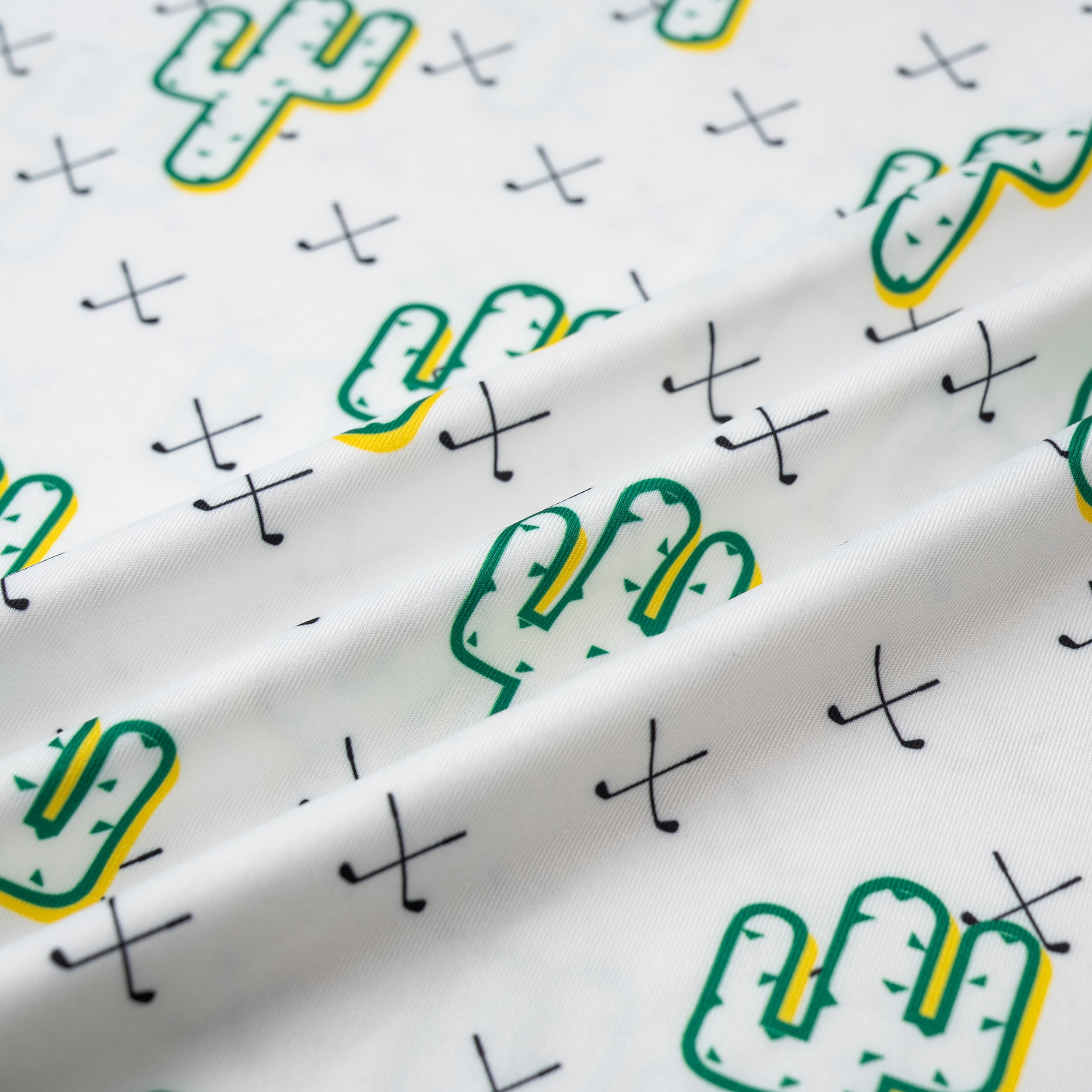 White Cactus Men’s Performance Golf Polo