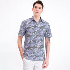 Purple Camo Men’s Performance Golf Polo