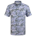 Purple Camo Men’s Performance Golf Polo