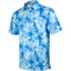 Blue Camouflage Men’s Performance Golf Polo
